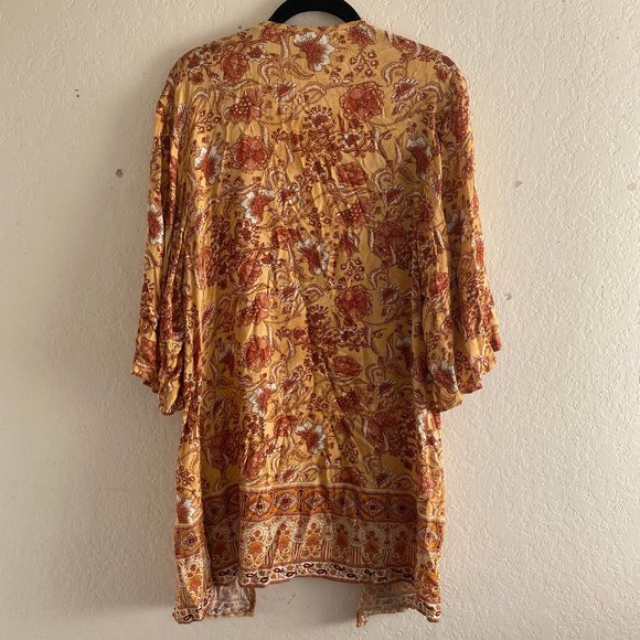 Knox Rose Womens Cardigan Floral Open Sweater Size XS/S Lightweight Spring Long - Picture 5 of 9